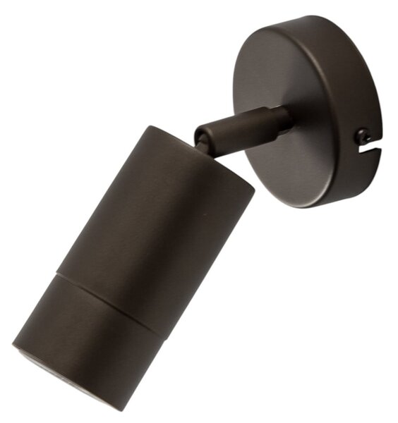 Luminex Radiator de perete Link, culoare titan-auriu, lățime 8 cm, oțel, reglabil, Gri, Camera de zi / sufragerie, Metal, Modern