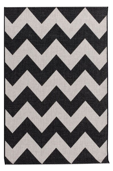 Covor Modern Chevron black/beige 160x230cm