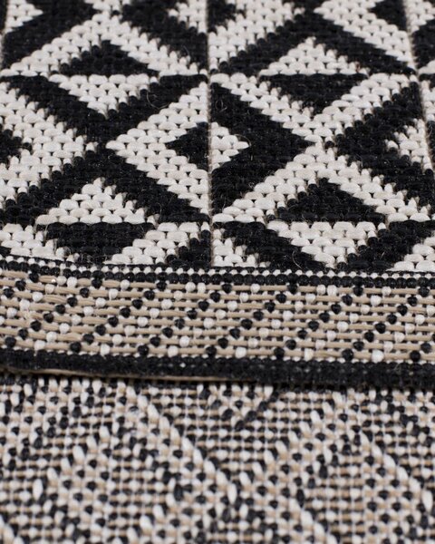 Covor Modern Geometric black/beige 120x170cm
