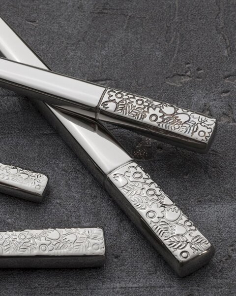 Set de tacâmuri Fiori Platinum pentru 6 persoane, 24 piese