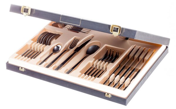 Set de tacâmuri Fiori Platinum pentru 6 persoane, 24 piese