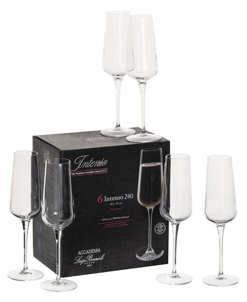 Pahare de șampanie Gusto 6buc. 240ml