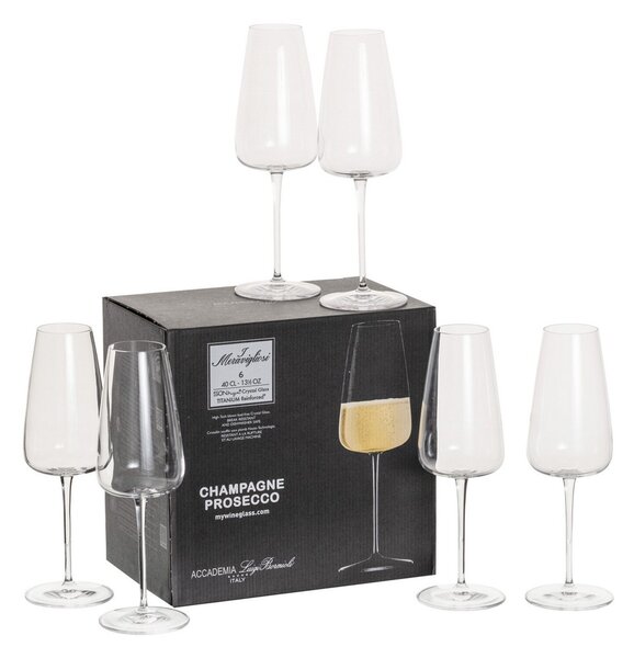 Pahare de șampanie Gioco 6 buc. 400ml