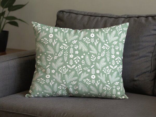 Fata de perna din polic bumbac ARBORA 50x70 cm, verde