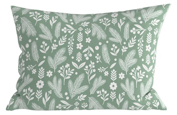 Fata de perna din polic bumbac ARBORA 50x70 cm, verde