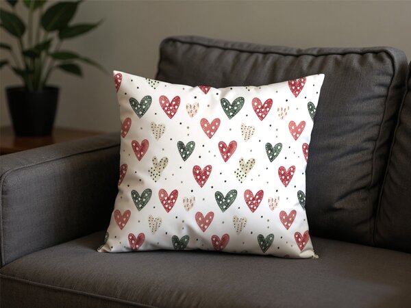 Fata de perna din policoton CUPIDA 45x45 cm, cu model