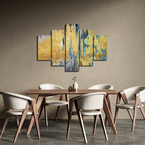 Tablou - Design auriu (150x105 cm)