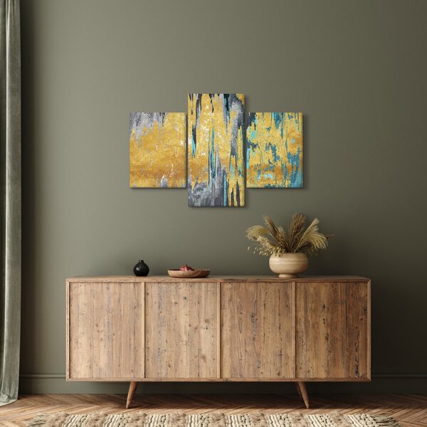 Tablou - Design auriu (90x60 cm)
