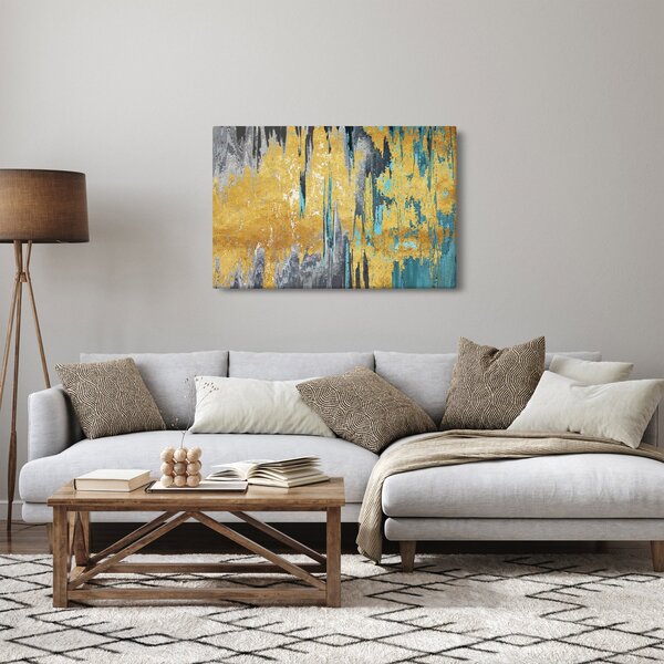 Tablou - Design auriu (90x60 cm)