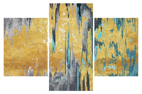 Tablou - Design auriu (90x60 cm)