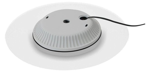 DOTLUX plafonieră LED MOONBASE argintiu Ø 37 cm aluminiu / acril CCT, Metalic, Camera de zi / sufragerie, Aluminiu, Modern
