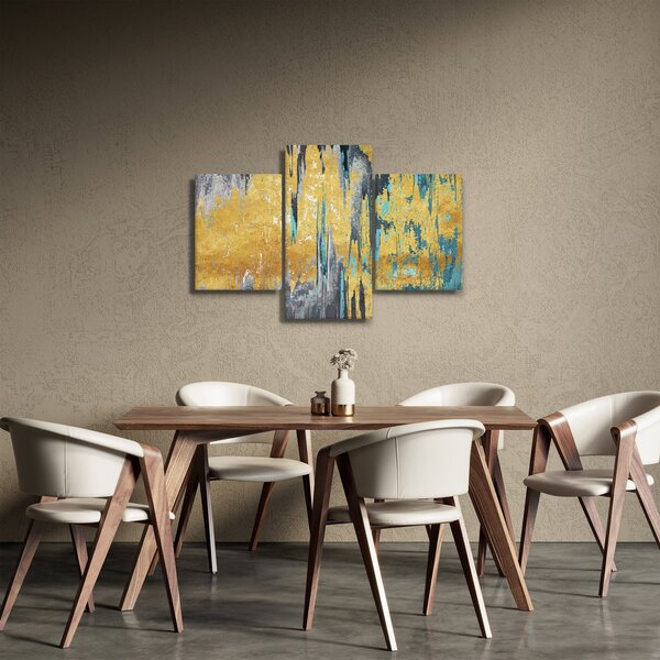 Tablou - Design auriu (90x60 cm)