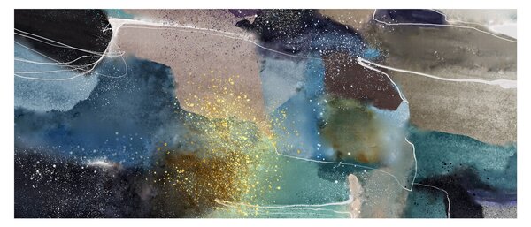 Tablou - Abstract acuarelă (120x50 cm)