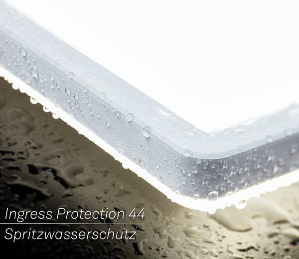 Briloner Panoul Move LED, senzor, 98 x 20 cm, IP44, plastic, alb, Alb, Hol, Plastic