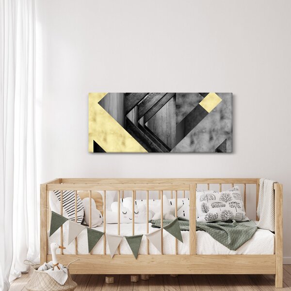 Tablou - Textura forme (120x50 cm)