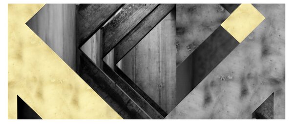 Tablou - Textura forme (120x50 cm)