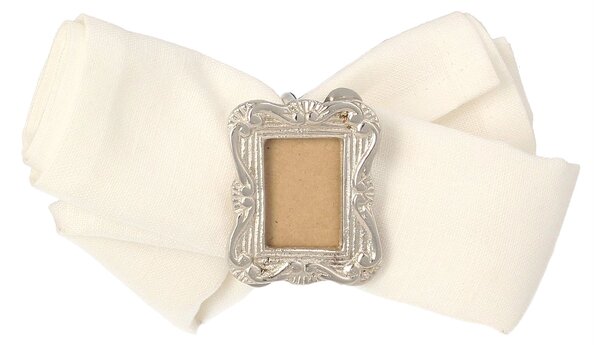 Inel pentru șervețel Silver Frame
