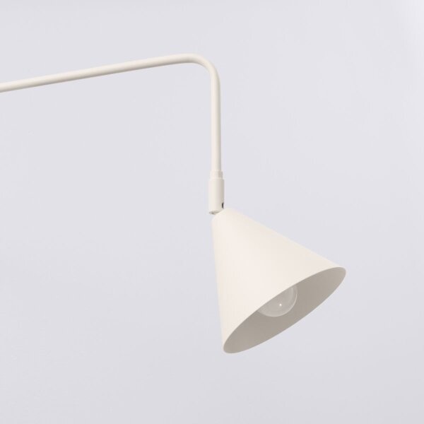 Lampă de perete Sollux SL.1699 NOX 1xE14/10W/230V crem