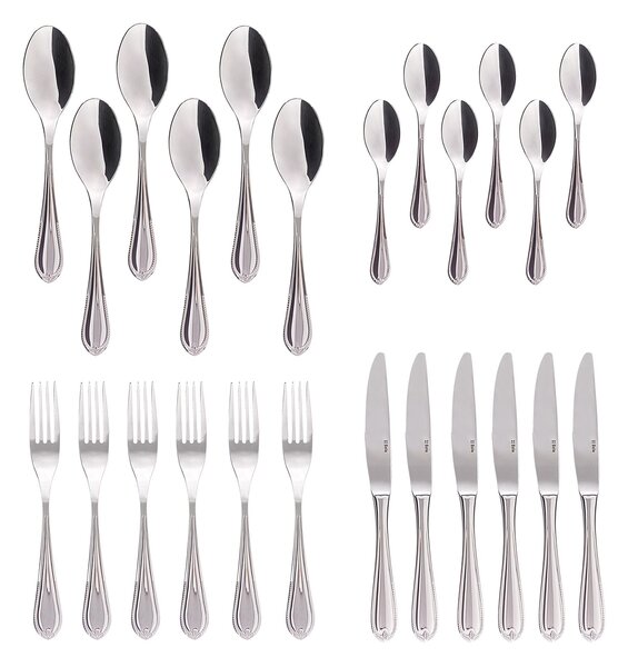 Set de tacâmuri Kingston pentru 6 persoane, 24 piese
