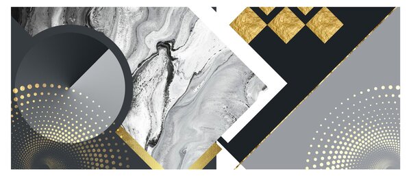 Tablou - Colaj texturat (120x50 cm)