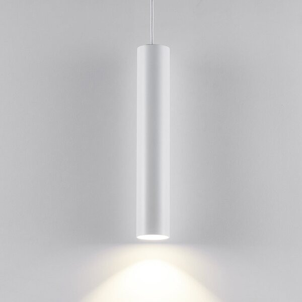 Deko-Light Lampă suspendată CAN, alb, înălțime 35 cm, Ø 6 metal, GU10, reglabil, Alb, Camera de zi / sufragerie, Aluminiu