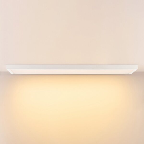 Deko-Light Panou LED PRO OFFICE SANO, 153 x 33 cm, DALI metal alb CCT, reglabil, Alb, Studiu / Birou, Aluminiu