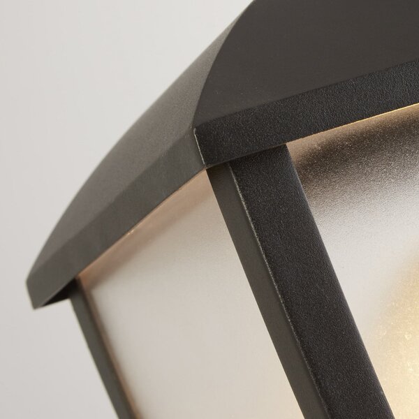 Searchlight Seattle lampă cu soclu, IP44, negru, înălțime 45 cm, metal, reglabil, Negru, Aluminiu