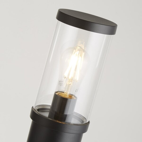 Searchlight Lampă stâlpișor, IP44, negru, înălțime 73 cm, metal, reglabil, Negru, Metal, Modern