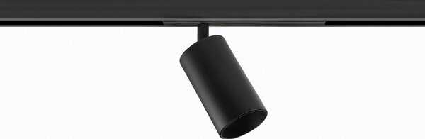 Ivela Spot pe șină Microperfetto negru DALI 48V 30° 3.000K, reglabil, Negru, Hol, Aluminiu, Modern