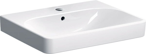 Geberit Smyle Square lavoar 60x48 cm dreptunghiular clasică-încastrat alb luciu 500.229.01.8