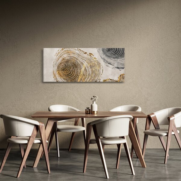 Tablou - Abstract triburi (120x50 cm)