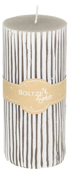 Lumânare Renee 15cm light grey