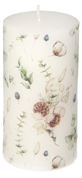 Lumânare Bianca 13cm flowers