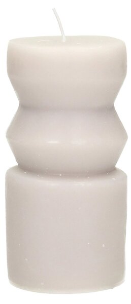 Lumânare Cornelia 14cm light grey
