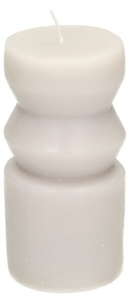 Lumânare Cornelia 14cm light grey