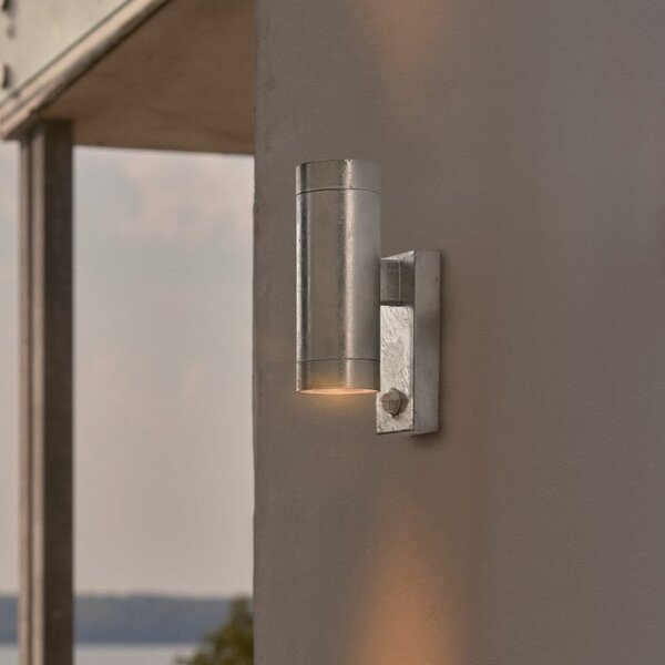 Nordlux Lampă de exterior Tin Maxi, zincată, IP54, GU10, reglabil, Metalic, Modern