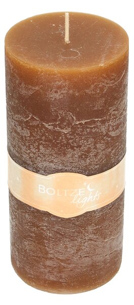 Lumânare Lea 20cm brown