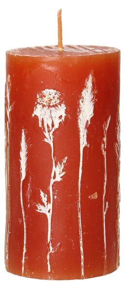 Lumânare Giulia 13cm orange
