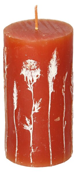 Lumânare Giulia 13cm orange