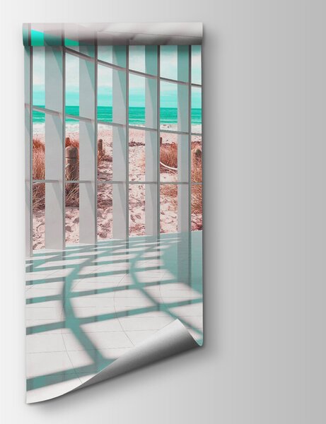 Fototapet Cameră mare cu ferestre mari, Fototapet 3D, Fototapet populare, u70513v2 - Tapeko.ro