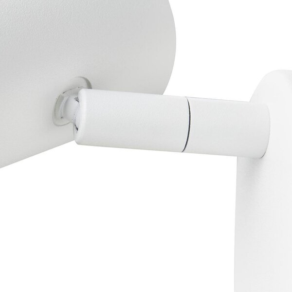 SLV Spot LED de perete Noblo, dimabil la cald, alb, 13 cm, reglabil, Alb, Camera de zi / sufragerie, Aluminiu, Modern