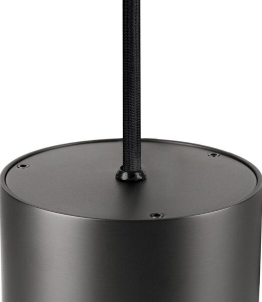 SLV Lampă suspendată LED Oculus, culoare bronz, Ø 9 cm, dimabil la cald, reglabil, Bronz / Alamă Veche, Camera de zi / sufragerie, Aluminiu, Modern