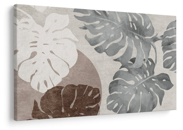 Tablou - Design cu frunze (90x60 cm)