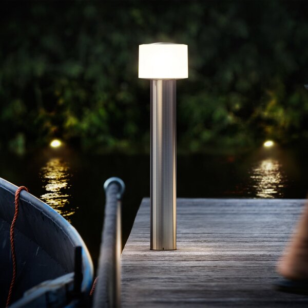 Philips Lampă cu soclu LED Otis UE, oțel inoxidabil, IP44, Metalic, Oțel inoxidabil, Modern