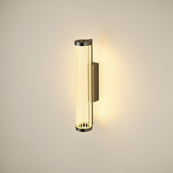 SLV Aplică LED Quimera, culoare bronz, înălțime 41 cm, CCT, reglabil, Bronz / Alamă Veche, Camera de zi / sufragerie, Aluminiu