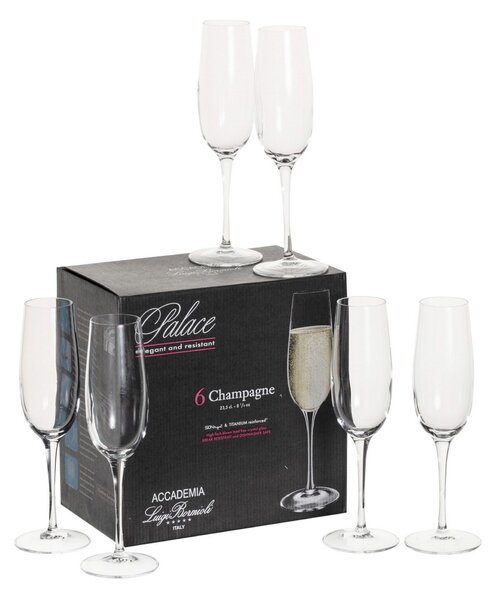 Pahare de șampanie Plzazzo 6 buc. 235ml
