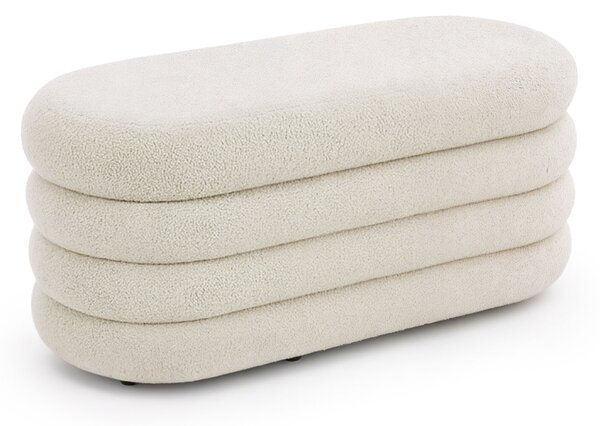 Taburete Poufikko (alb cețos). Promo -14%. 1152158
