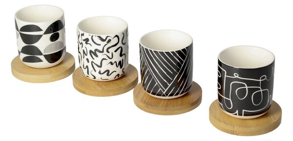 Set de cești Contraria 100ml bamboo