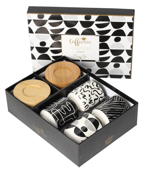 Set de cești Contraria 100ml bamboo