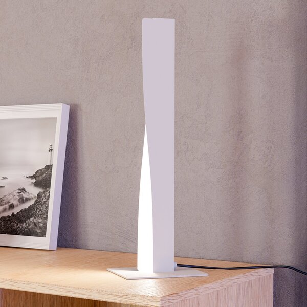 EGLO connect Lampă de masă LED inteligentă Bolognano-Z, gri, reglabil, Gri, Camera de zi / sufragerie, Aluminiu, Modern